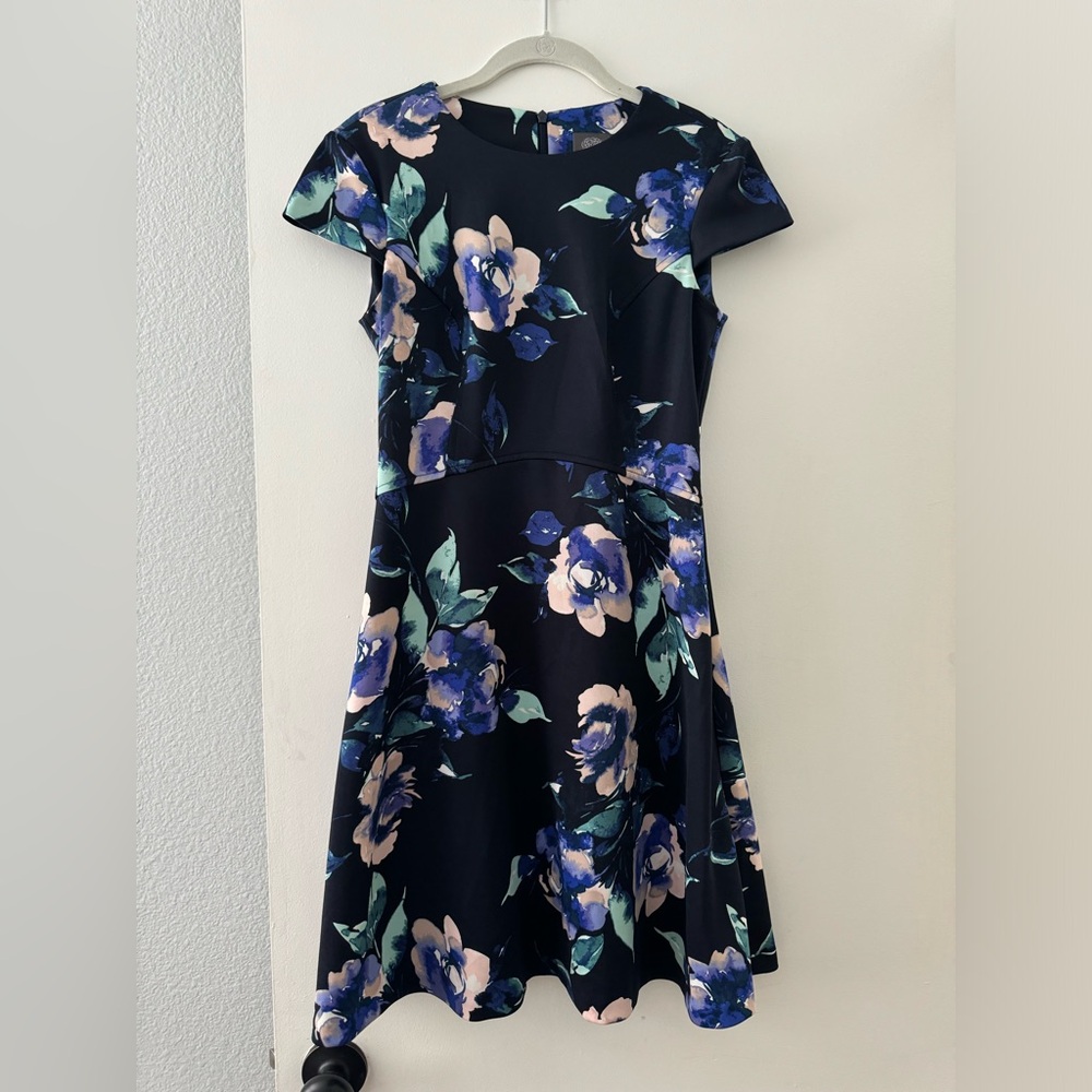 Vince Camuto Floral Fit & Flare Dress